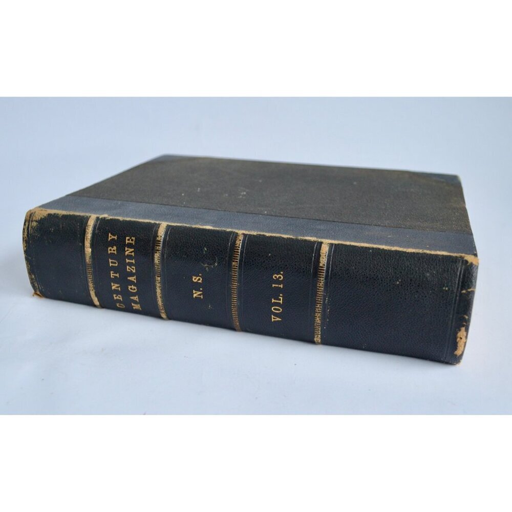 1888 Antique The Century Illustrated Monthly Magazine Volume 13